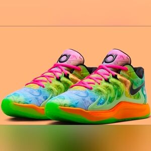 NWOB Nike KD 17 Easy Money All-Star HF1811 700 Kevin Durant Basketball Shoes